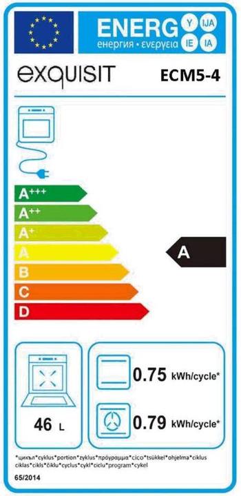Energie-Label Exquisit ECM 5-4