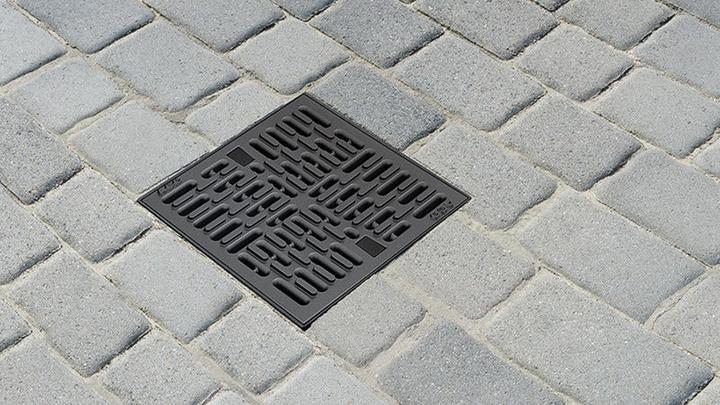 Produktbild ACO Selfxtrapoint With Plastic Grill (250 mm)