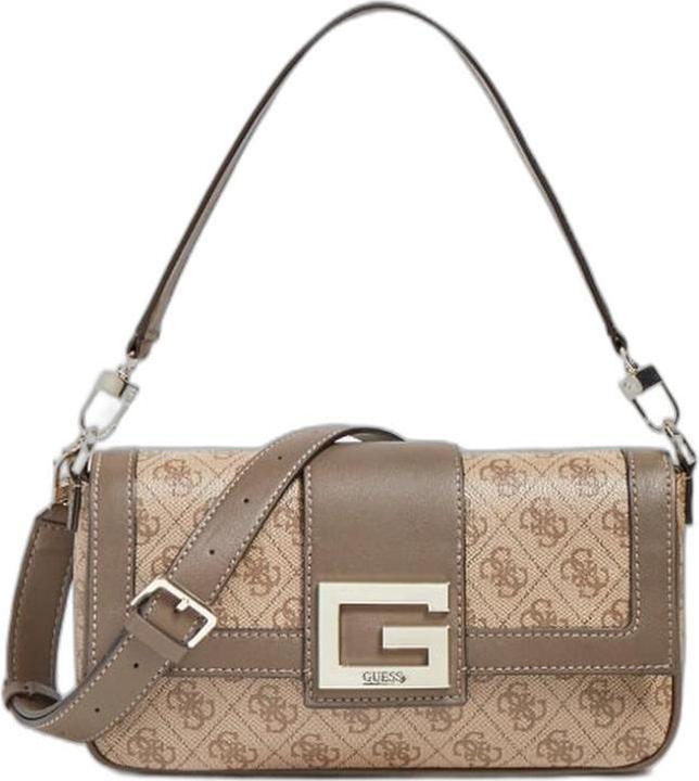 Produktbild Guess Brightside, Polyurethane, Textile Bag, 4G Logo, Latte, For Women