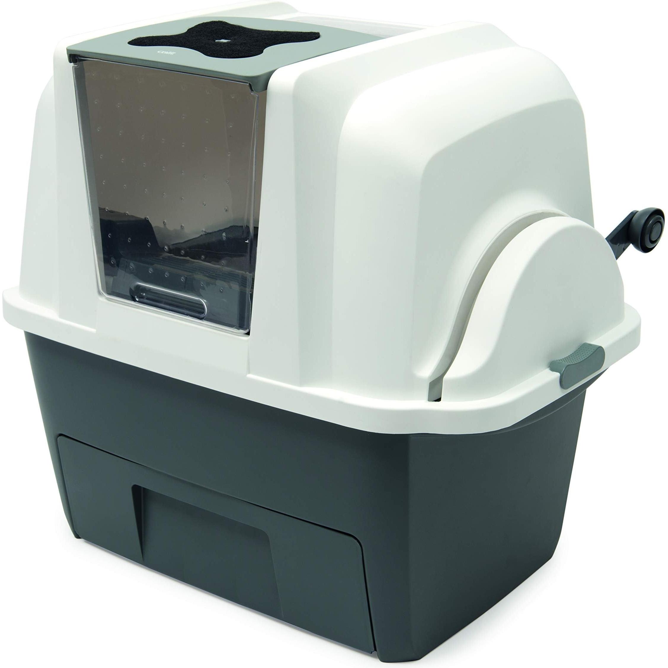 Meilleurs prix pour CATIT Maison de toilette - Bac à litière pour chat - Smartsift - Système de ramassage - L. 66 x l. 48 x H. 63 cm