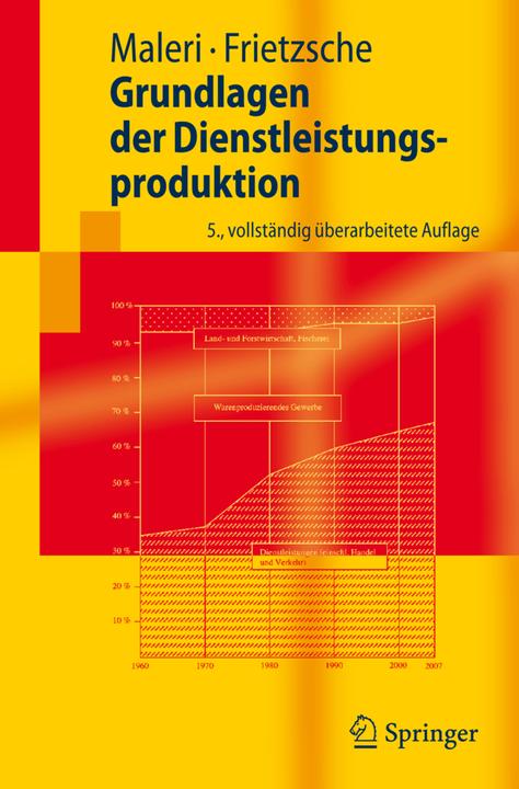 Produktbild Grundlagen der Dienstleistungsproduktion (Deutsch, Rudolf Maleri, Ursula Frietzsche, 2008)