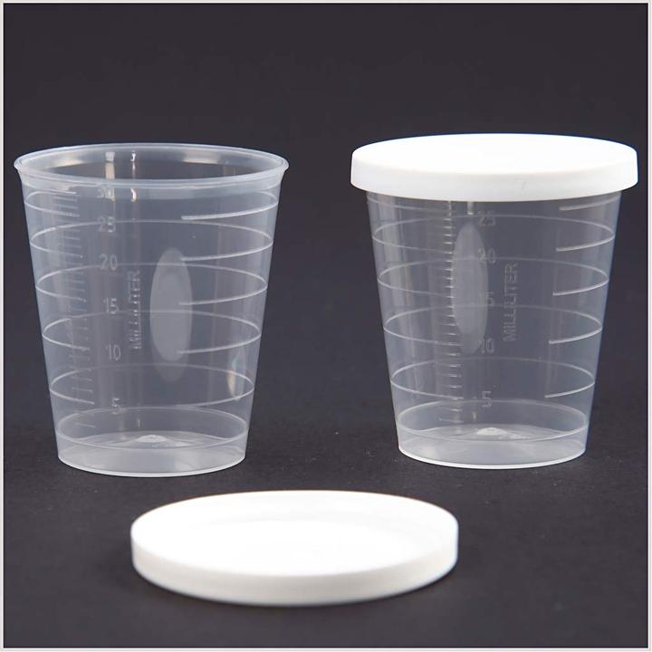 Actual product image Creativ Company Plastic mould cup with lid 30 ml, 75 pieces