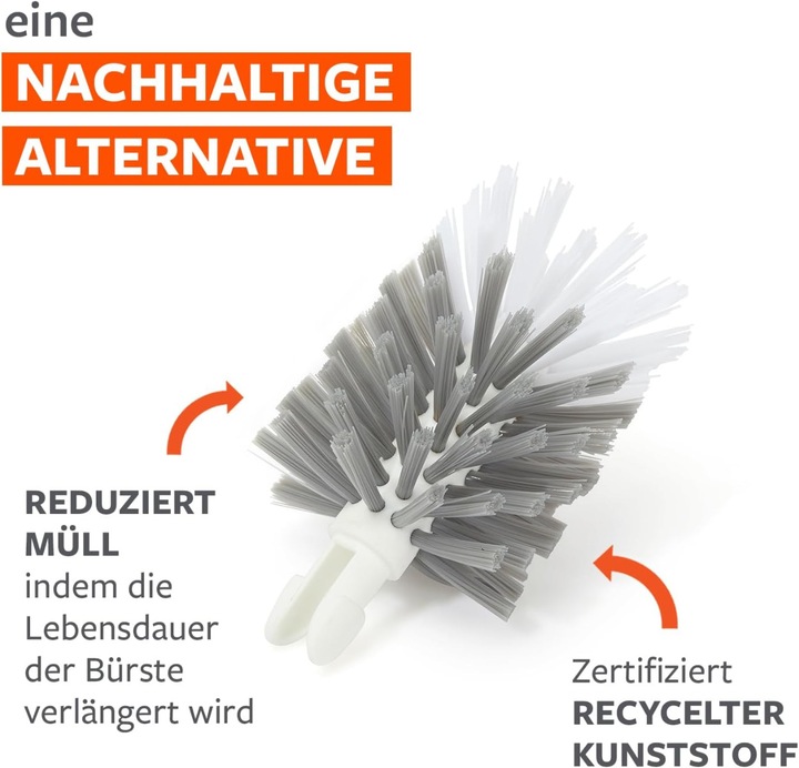 Actual product image Full Circle Home Flaschenbürsten Ersatzkopf Clean Reach