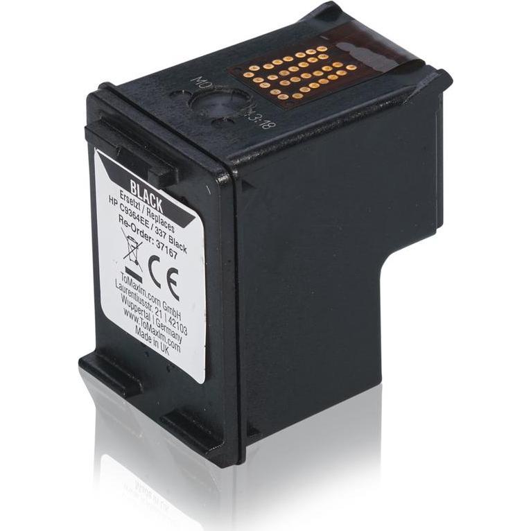 Inkadoo, Druckerpatrone, Druckerpatronen kompatibel zu HP C9364EE / 337 Druckkopfpatrone, schwarz Schwarz (BK)