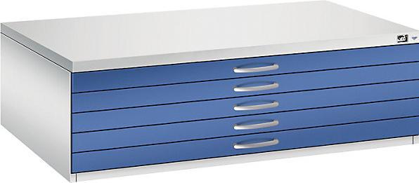 Enzianblau, Lichtgrau