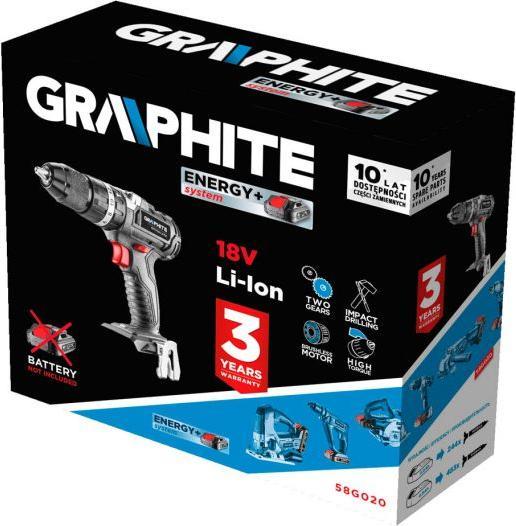 Actual product image Graphite 58G020 18V drill (Impact drill)