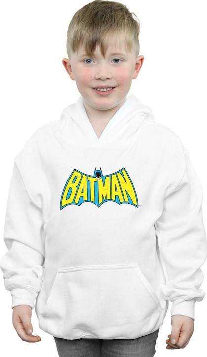 Immagine prodotto Batman Retro Logo Felpa con Cappuccio Ragazzi (140, 146)
