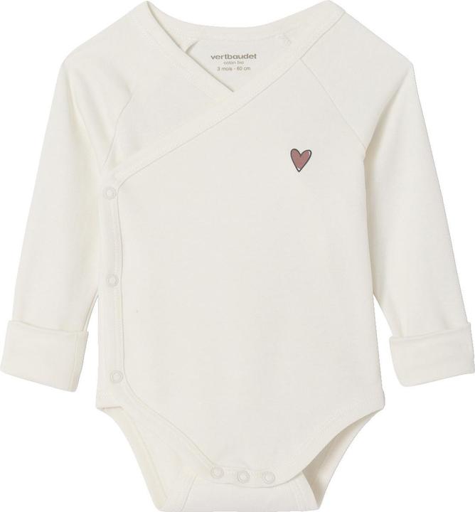 Immagine prodotto Vertbaudet Bio-Kollektion: 3er-Pack mitwachsende Baby Bodys (62)