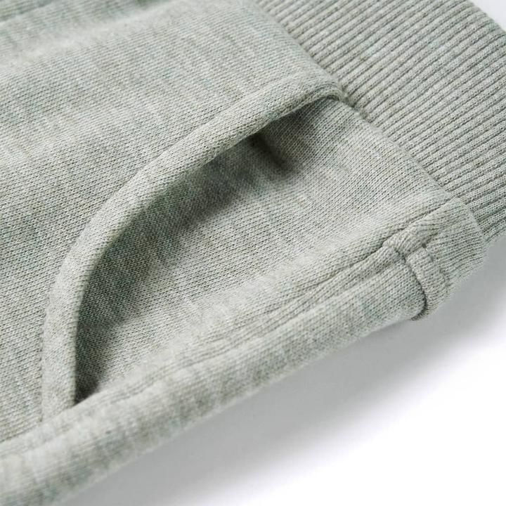 Produktbild vidaXL Kinder-Trainingshose Helles Khaki 128,Material: 80 (128)