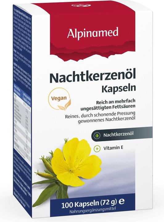 Actual product image Alpinamed Evening primrose oil (120 Piece, Capsules, 112 g)