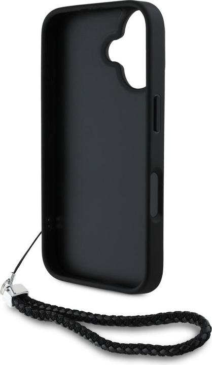 Immagine prodotto Karl Lagerfeld Case Quilted Initial Logo & Chain Strap for iPhone 16 black (Apple iPhone 16)