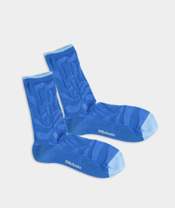 Actual product image DillySocks Chaussettes "Premium crumbled indigo" bleu (Single pack, 39 - 41)