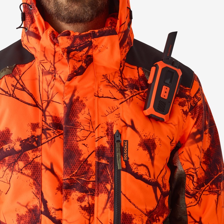 Immagine prodotto Solognac Giacca Impermeabile Silenziosa E Calda Da Caccia Neon Treemetic Hide 500