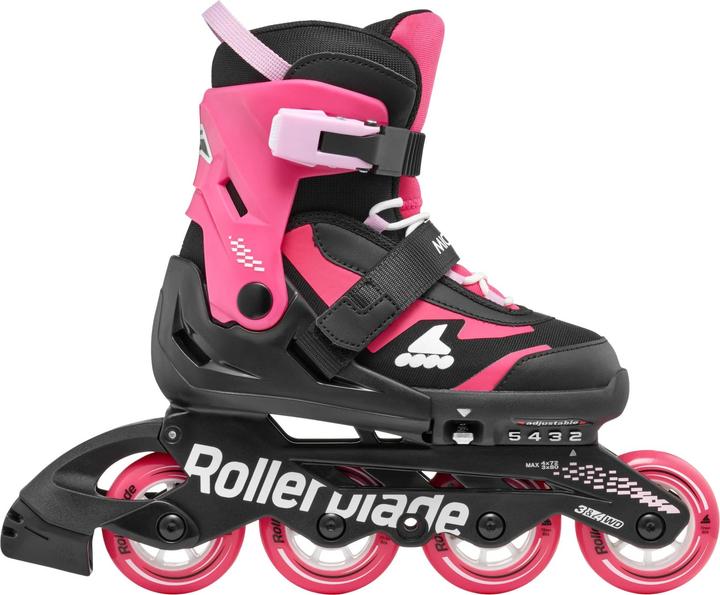 Immagine prodotto Rollerblade Inline-Skates Microblade Combo Schwarz/Pink, 33-36.5 (33, 36.5)