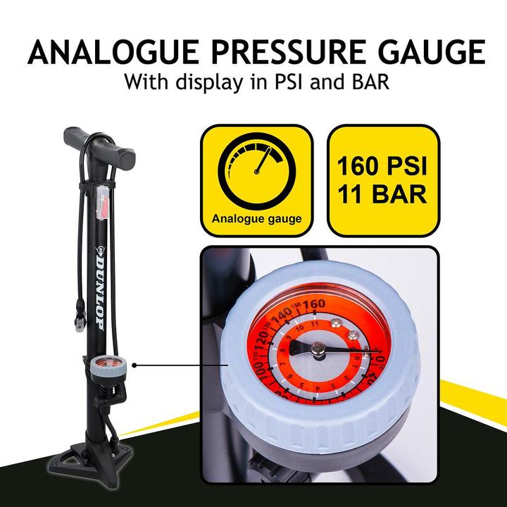 Actual product image Dunlop Floor pump