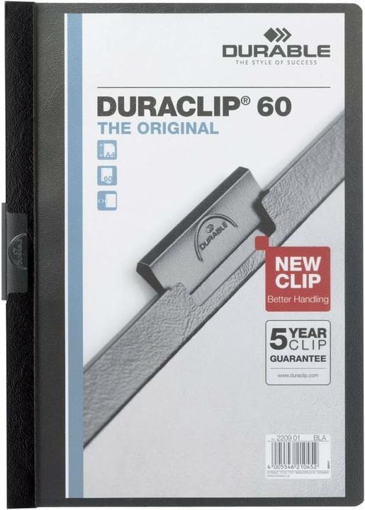 Actual product image Durable 10DUR2209-01 Black file cover (A4, 25x)
