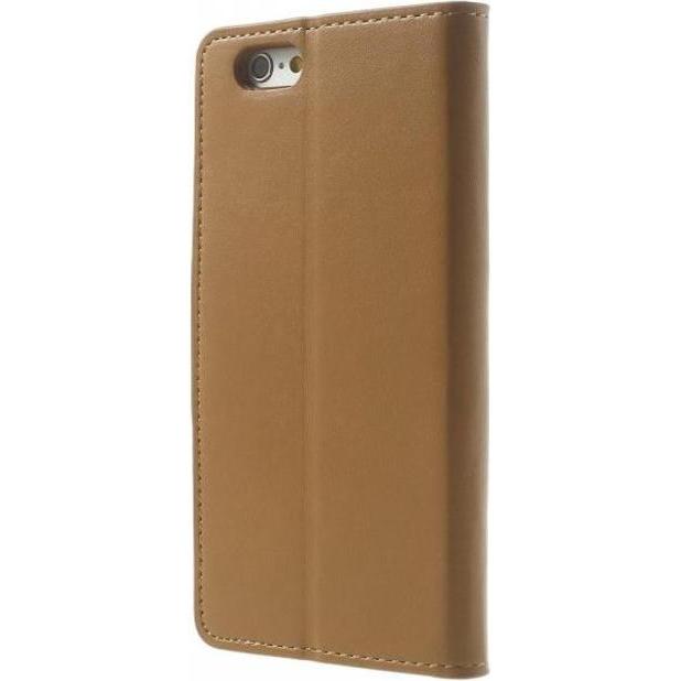 Thumbnail - Goospery Sonata Diary Series (Apple iPhone 6 Plus, Apple iPhone 6s Plus), Smartphone Hülle, Braun