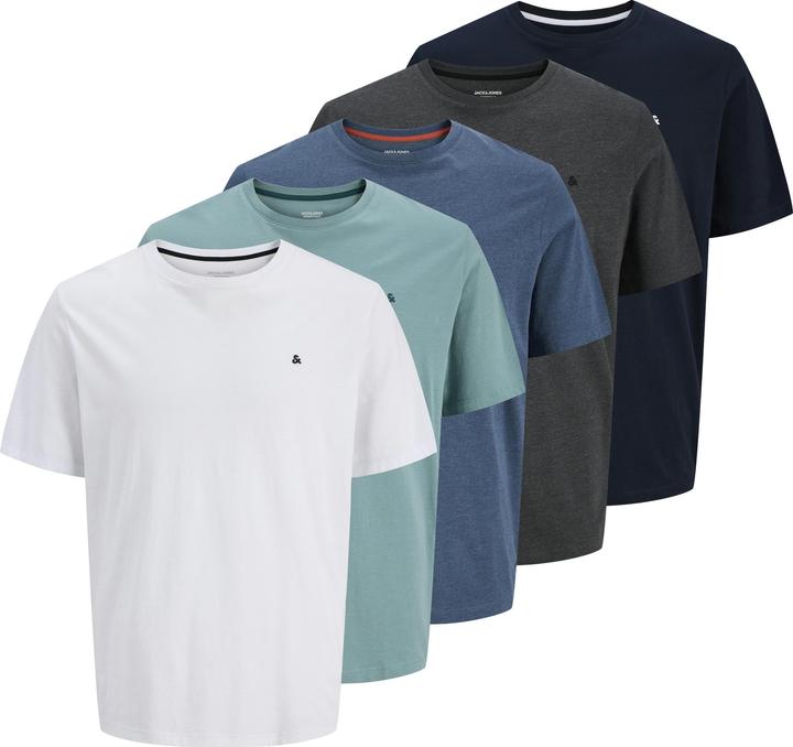 Jack & Jones Jjepaulos Tee Ss Crew Neck 5pk Mp