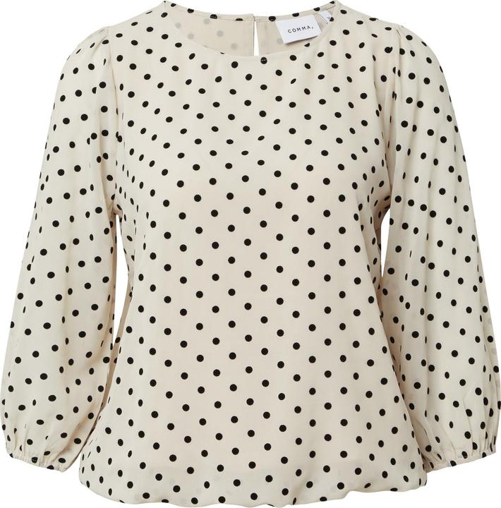 Immagine prodotto Comma Bluse Chiffonbluse mit Polka Dots und Elastiksaum (40)