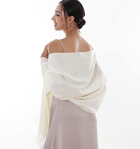 Produktbild Only-Bags.Store Schal Stola festlich für Abendkleid Pashmina Schals Tücher Schals