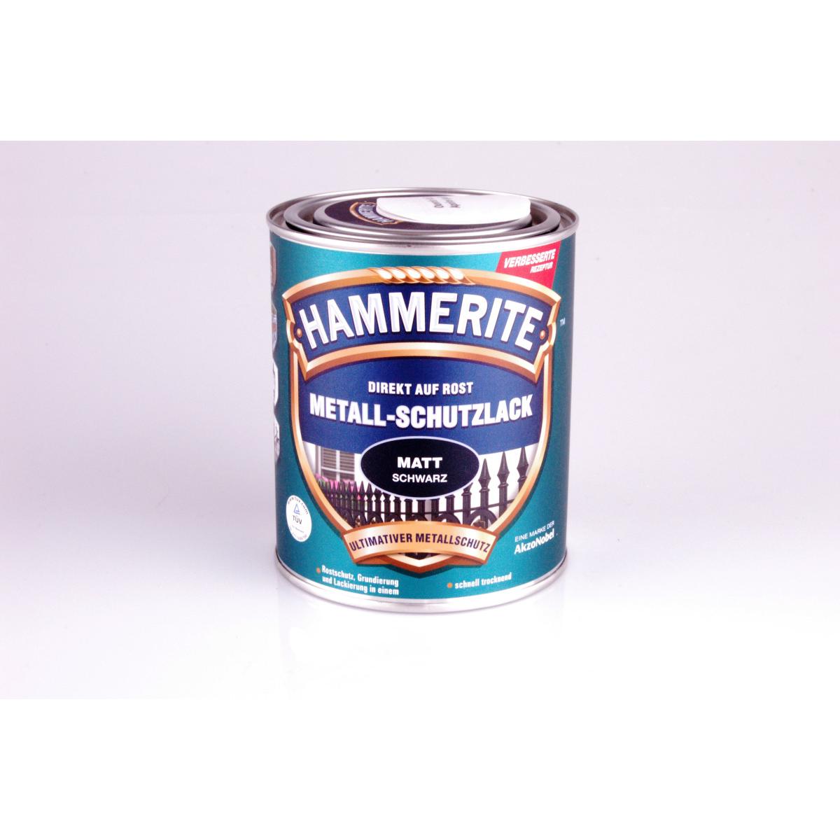 Thumbnail - Hammerite, Rostschutz, Metall-Schutzlack (750 ml, Mattschwarz)