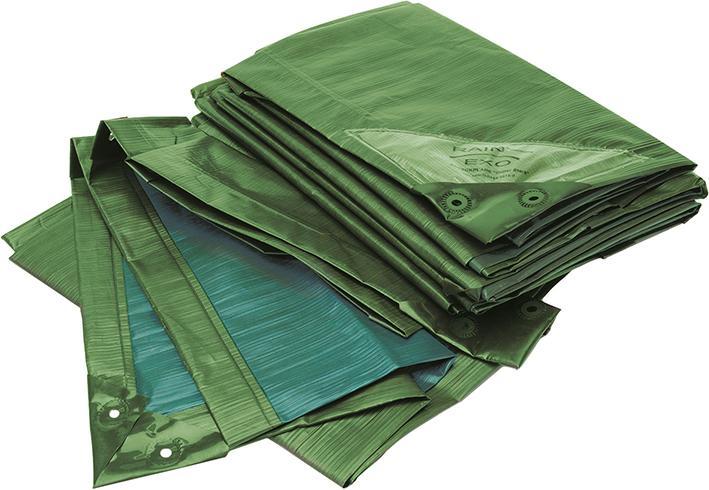Produktbild Bio Green Abdeckplane, 6 x 10 m, Grün/Blau, 150 g/m² (8 x 12 m)