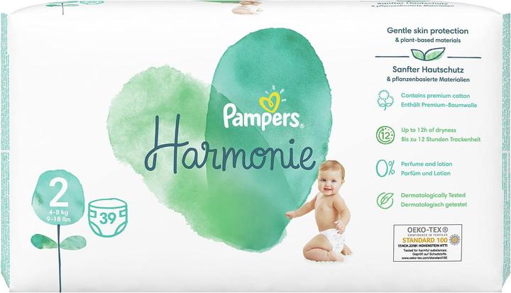 Actual product image Pampers Harmonie, Size 2, 39 Diapers, 4kg-8kg (Size 2, Pack, 39 pcs.)