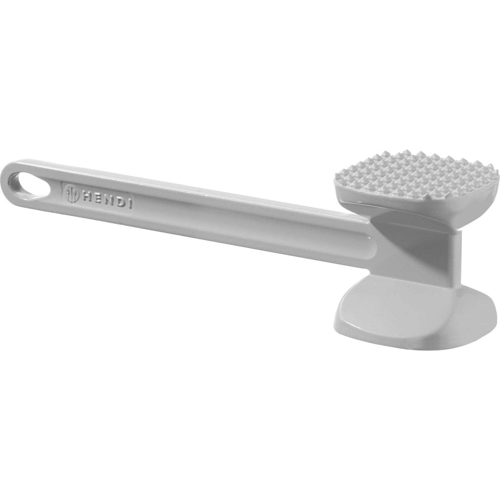 Hendi Fleischklopfer XL,, Hellgrau, 300x80x(H)80mm, Kochbesteck, Grau