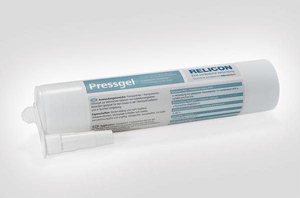 Produktbild HellermannTyton Pressgel Silikon Silikon Dichtmasse Transparent 310 ml (Kunststoffkabelbinder, 230 mm, 1 Stk.)