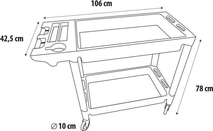 Actual product image Lampa Tool Trolley Trolley