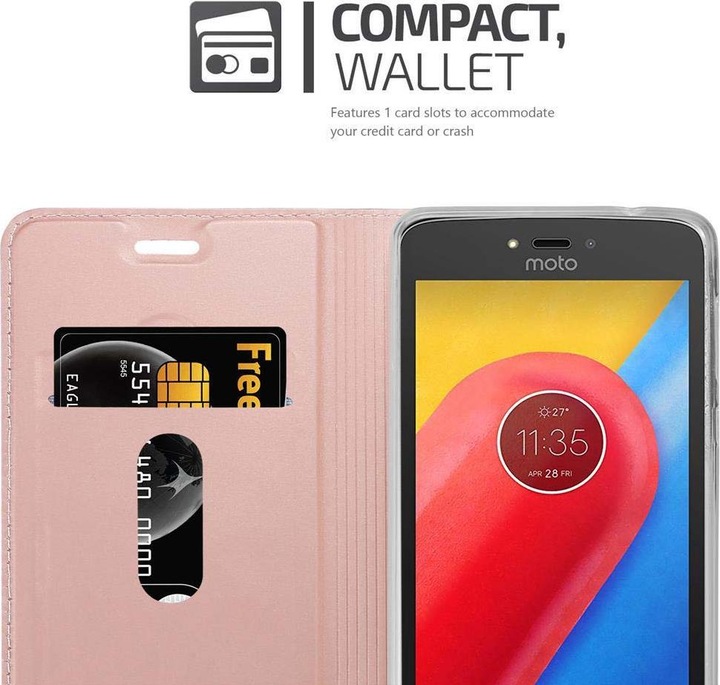 Produktbild Cadorabo Book Classy Style Cover (Motorola Moto C)