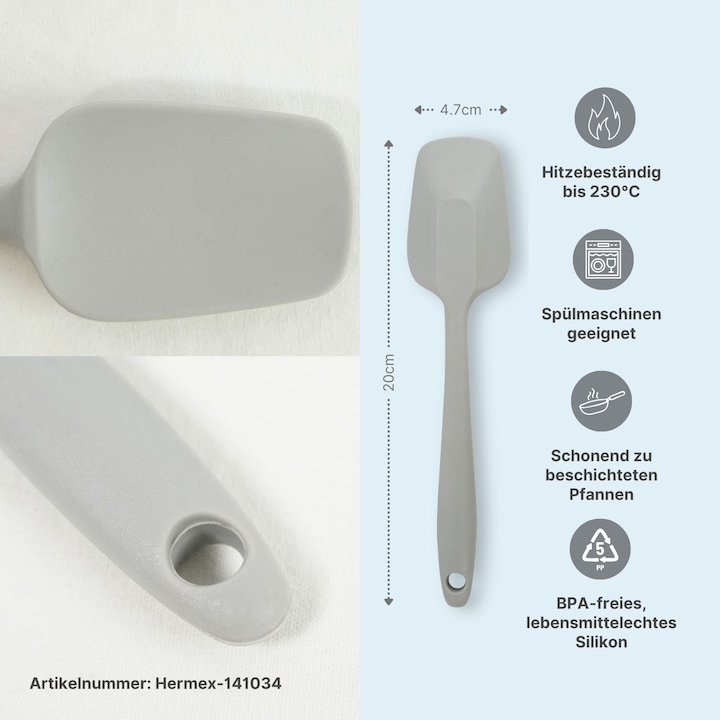 Actual product image B-Home 6-tlg. Kochlöffel-Set Küchenzubehör Kochbesteck Küchenwerkzeug