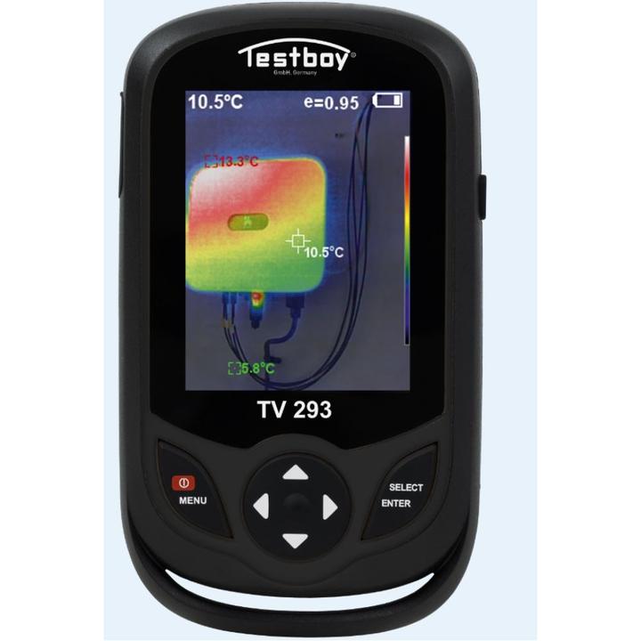 Actual product image Testboy Pocket thermal imaging camera in free hard case