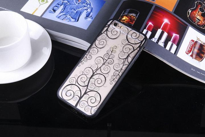 Produktbild König Design Apple iPhone SE 2022 Handyhülle Mandala Case Cover Schutzhülle Bumper Schwarz