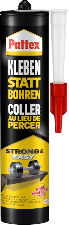 Produktbild Pattex Montagekleber Kleben statt Bohren (400 g, 1 ml)