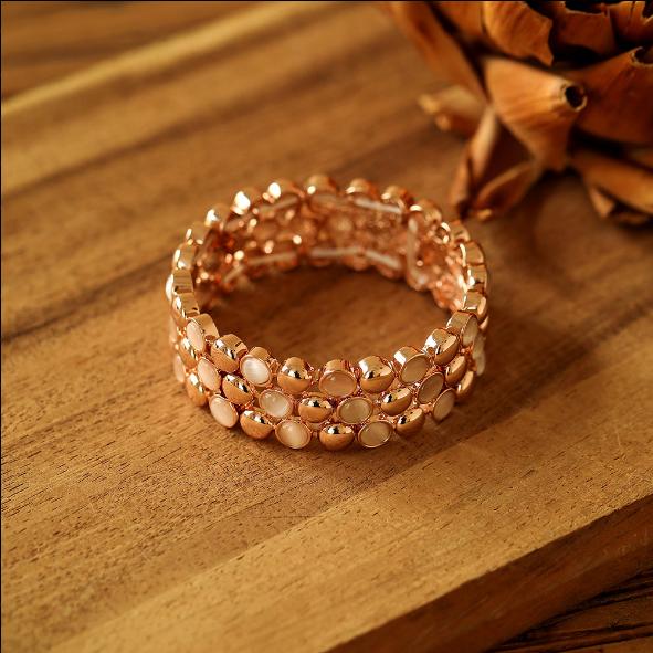 Immagine prodotto Andreani Bracciale con vera pietra lavica (80 cm, Metallo, Pietre)