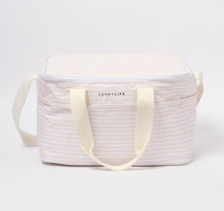 Actual product image Sunnylife Kühltasche Lazy Days Pink Stripe (23 l)