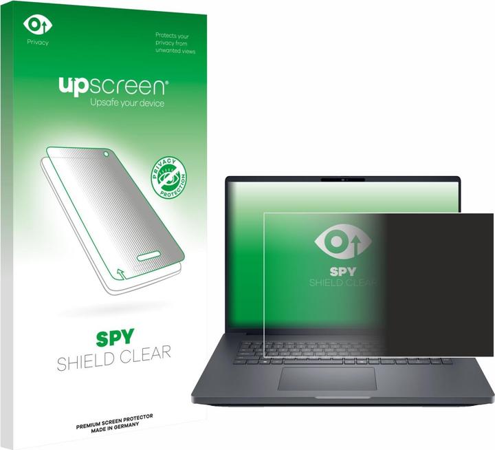 upscreen Sichtschutzfolie für Dell Pro Max 18 Anti-Spy Privacy Folie Blaulicht-Schutz (18")