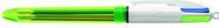 Image du produit Bic Stylo à bille Fluo 933948 4 Colours Box, 12 pièces (Bleu, Noir, Rouge, Vert, 12x)