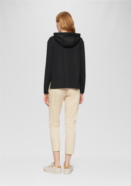 Produktbild s.Oliver Sweatshirt Sweatshirt mit Satinfutter in der Kapuze (46)