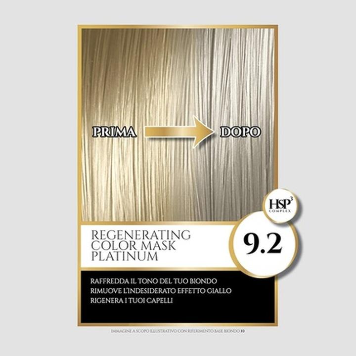 Produktbild Op|Blonde OP Blonde Regenerierende Farbmaske Platin 9.2 250ml - Professionelle aufhellende Behandlung für (250 ml)