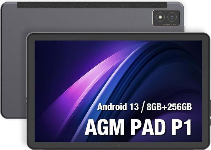 Produktbild AGM P1 PAD 8+256GB 4G 10.36" BLACK (4G, 10.36", 256 GB, Grey)