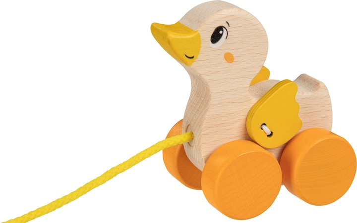 Actual product image Goki pull-along duck