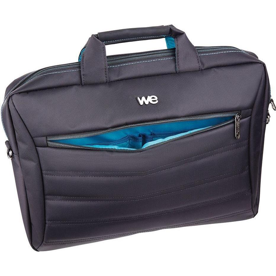 We Nero Sacoche Ordinateur Portable Compatible Design V2 15,6" Max (Noir) (15.60"), Borsa Per Notebook,