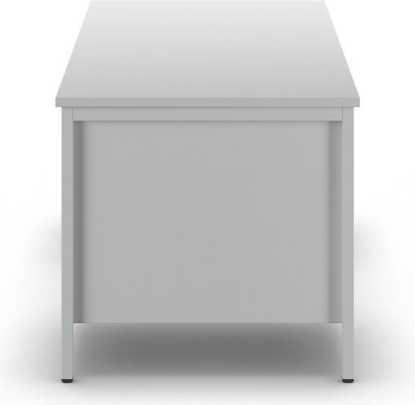 Actual product image eurokraft basic Master desk, light gray (160 cm, 80 cm)