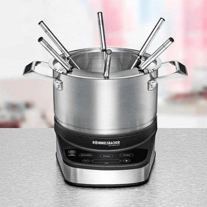 Image du produit Rommelsbacher All-in-One 20.F 1200 (Fondue au chocolat, Fondue au fromage, Fondue chinoise, Fondue bourguignonne)