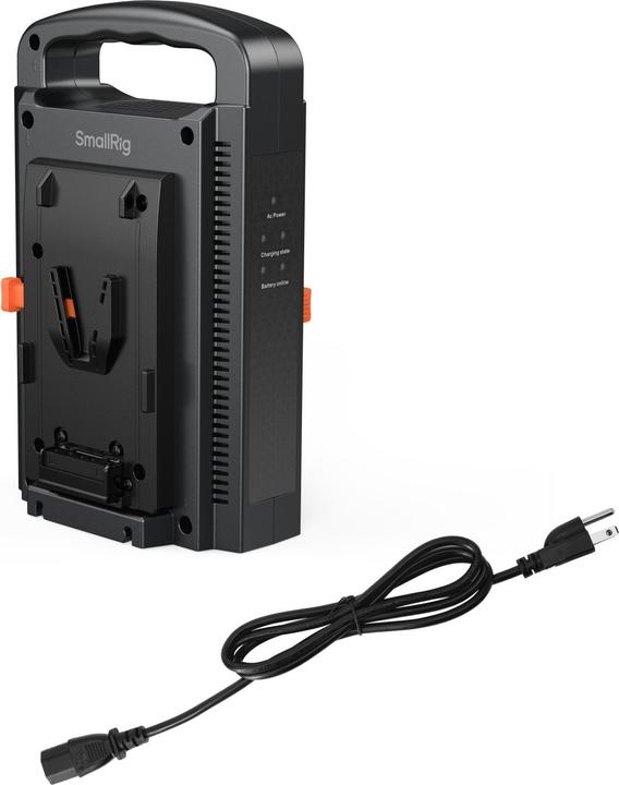 Immagine prodotto SmallRig Caricabatterie a doppio canale con attacco a V (Videocamera)