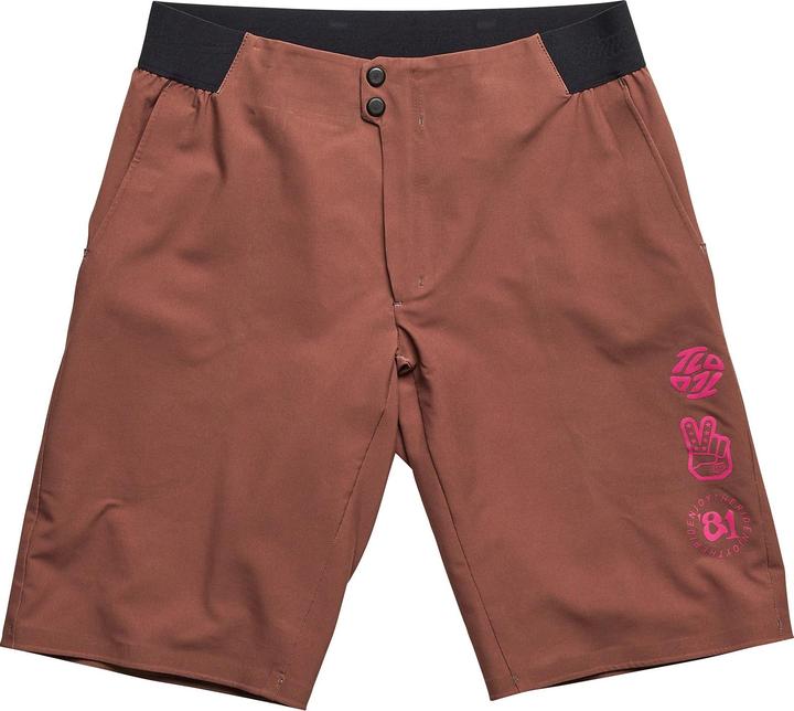 Actual product image Troy Lee Designs Flowline Superlyte Short Shell, Mono, chocolate, 38 (Frequency band 38 (2600 MHz))
