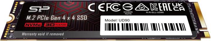Actual product image Silicon Power M.2 2280 PCIe 500GB SSD UD90 Gen4x4 NVMe 4500/1950 MB/s (500 GB, M.2 2280)