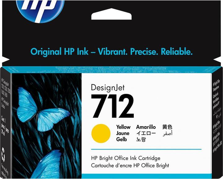 Actual product image HP 712 (Y)